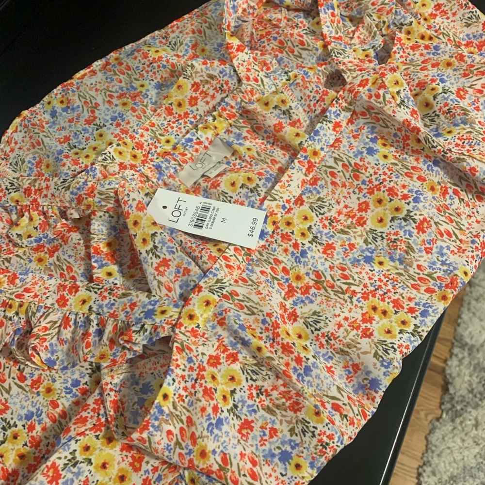 Loft Floral Top - Picture 4 of 4